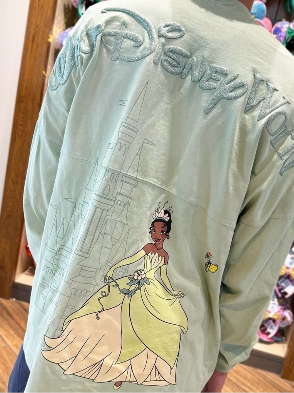 Disney Women’s Tiana Spirit Jersey - Mint & Yellow